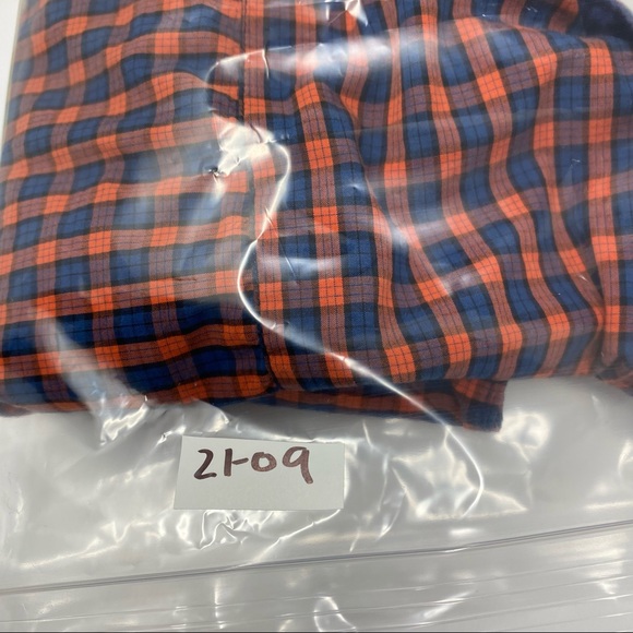 Scotch And Soda Orange Button Down Shirt Large - Picture 8 of 8